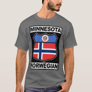 Norwegisches amerikanisches T-Shirt Minnesota