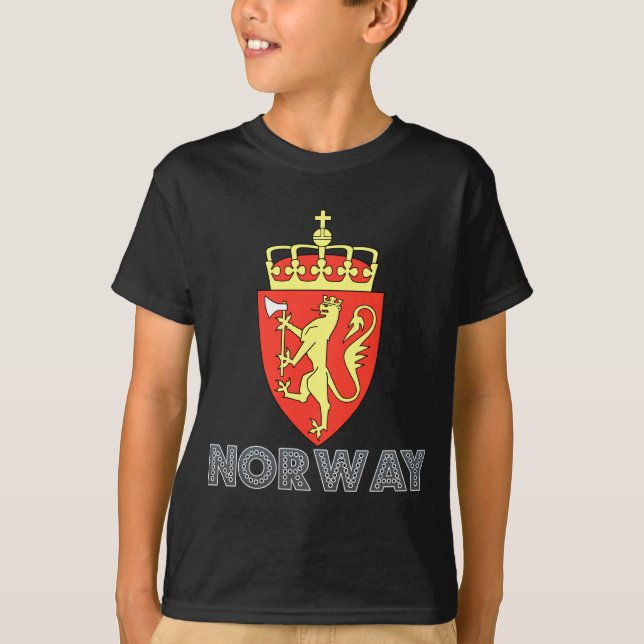 Norwegisches Emblem T-Shirt (Vorderseite)
