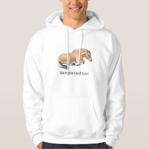 Norwegisches Fjord-Pferdemit kapuze Sweatshirt