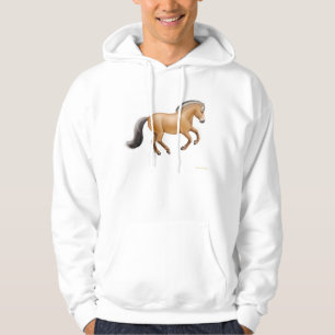 Norwegisches Fjord-Pferdemit kapuze Sweatshirt