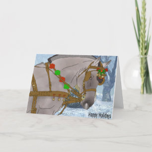 Norwegisches Fjordpferd Weihnachten