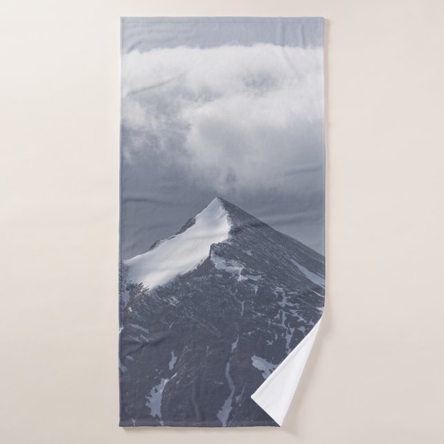 Norwegisches Foto für Berggebiete Badehandtuch (Badehandtuch)