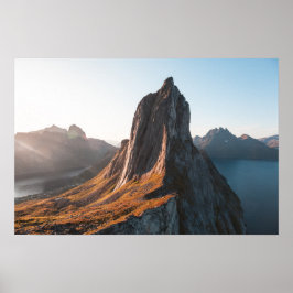 Norwegisches Foto für Berggebiete Poster