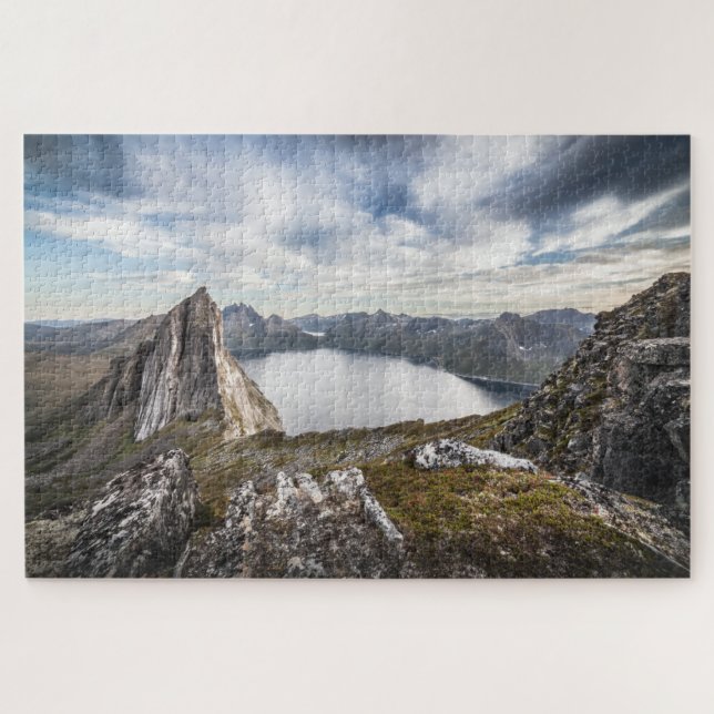 Norwegisches Foto für Berggebiete Puzzle (Horizontal)