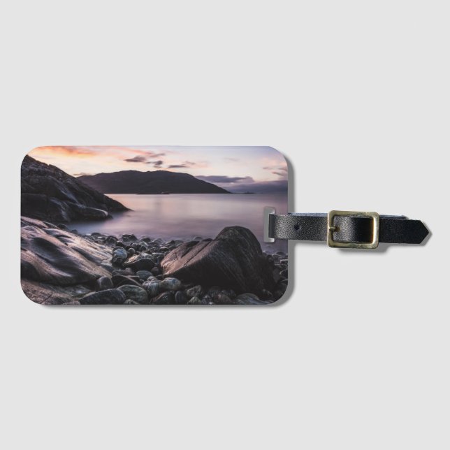 Norwegisches Foto Gepäckanhänger (Vorderseite (Horizontal))