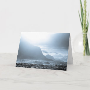 Norwegisches Foto Küstenlandschaft Karte