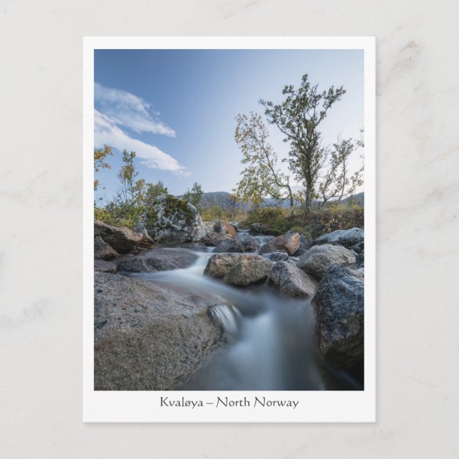 Norwegisches Foto Postkarte (Vorderseite)