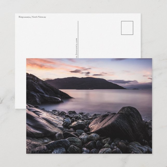 Norwegisches Foto Postkarte (Vorne/Hinten)