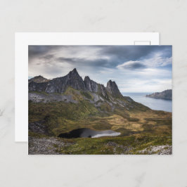 Norwegisches Foto Postkarte