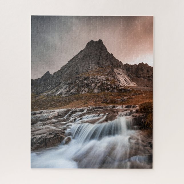 Norwegisches Foto Puzzle (Vertikal)