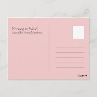 Norwegisches Holz - Naoko Postkarte