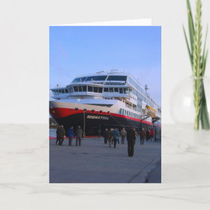 Norwegisches Kreuzschiff Karte