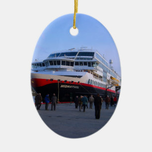 Norwegisches Kreuzschiff Keramikornament