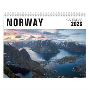 Norwegisches Landschaftsschutzgebiet 2026 Foto Kalender