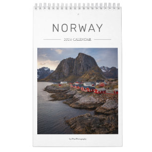 Norwegisches Landschaftsschutzgebiet 2026 Foto Kalender