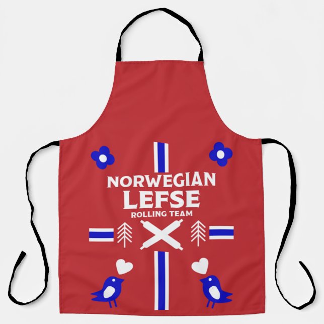 Norwegisches Lefse Flatbread Schürze (Vorderseite)