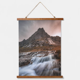 Norwegisches Lofoten-Foto Wandteppich Mit Holzrahmen