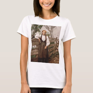 Norwegisches Mädchen aus Hardanger (c. 1900) T-Shirt