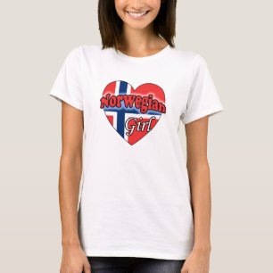 Norwegisches Mädchen T-Shirt