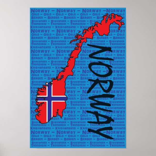 Norwegisches Poster (Vorne)
