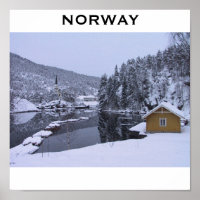 Norwegisches Poster