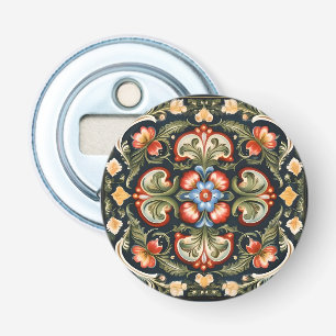Norwegisches Rosemaling-Dekorativ Flaschenöffner