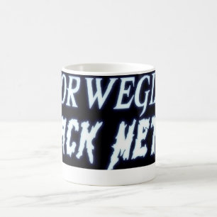 Norwegisches schwarzes Metall "Tasse " Kaffeetasse