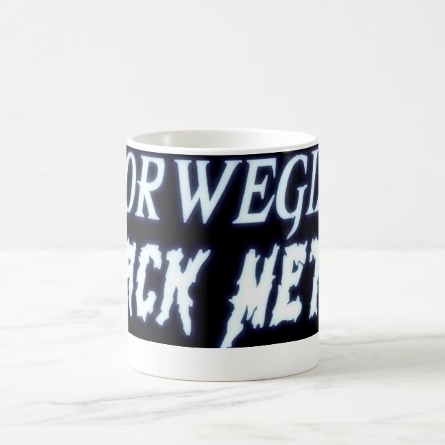 Norwegisches schwarzes Metall "Tasse " Kaffeetasse (Mittel)