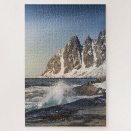 Norwegisches Senja Landschaftsschutzgebiet Foto Puzzle
