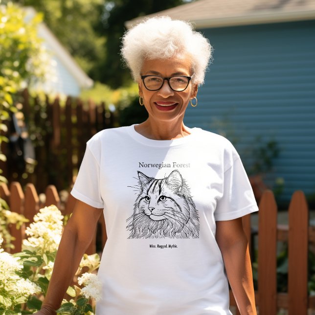 Norwegisches Waldportrait T-Shirt (Von Creator hochgeladen)