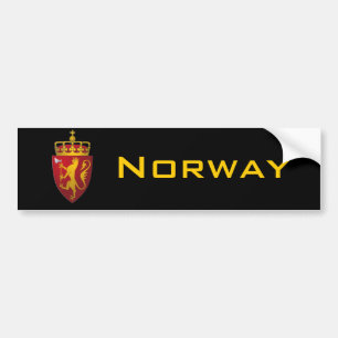 Norwegisches Wappen Autoaufkleber