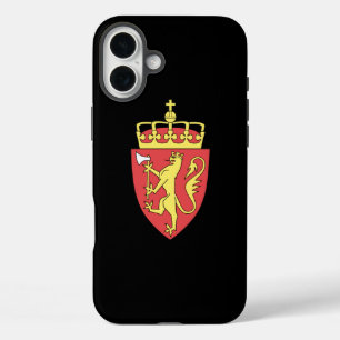 Norwegisches Wappen iPhone 16 Plus Hülle