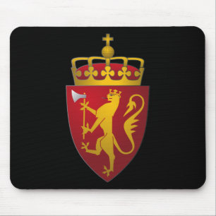 Norwegisches Wappen Mousepad