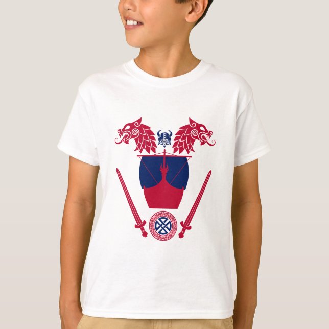 Norwegisches Wiking T-Shirt (Vorderseite)