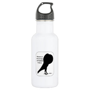Norwich Cropper Tauben Stand Tall Trinkflasche