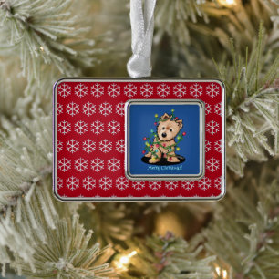 Norwich Gerahmt Ornament Rahmen-Ornament Silber