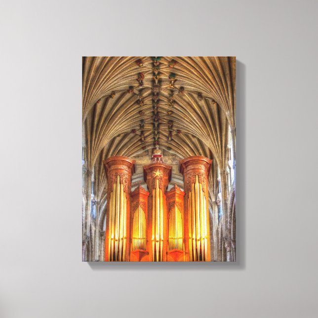 Norwich Kathedrale Orgel Leinwanddruck (Vorderseite)