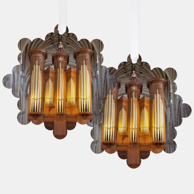 Norwich Kathedrale Orgel Ornament Karte (Vorderseite/Rückseite)