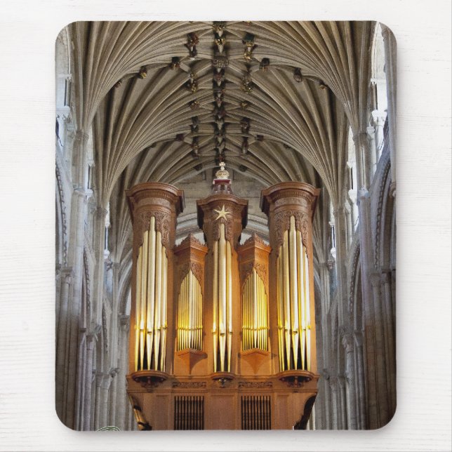 Norwich-Kathedralenorgan und Decke mousepad (Vorne)
