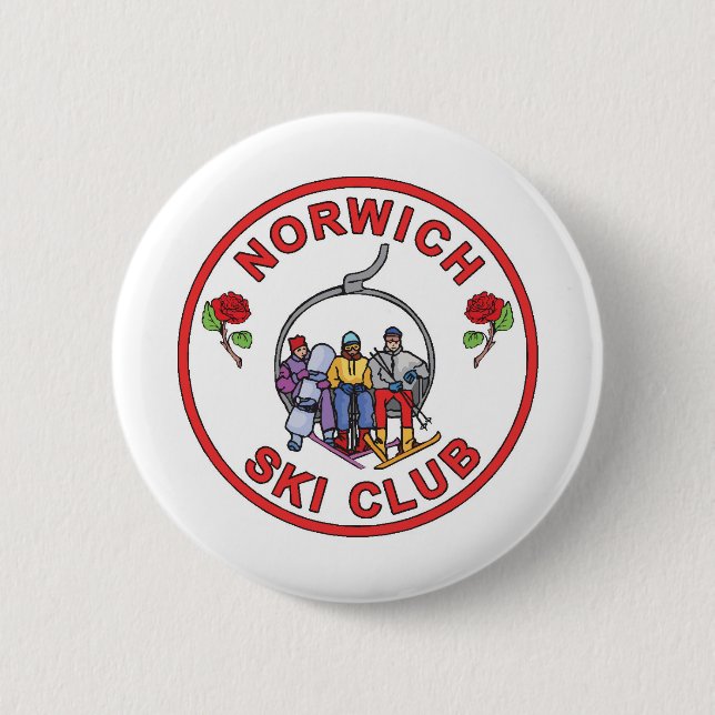 Norwich Ski Club Button (Vorderseite)
