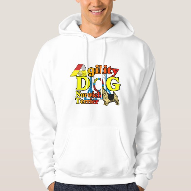 Norwich_Terrier_Agility Hoodie (Vorderseite)