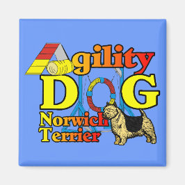 Norwich_Terrier_Agility Magnet