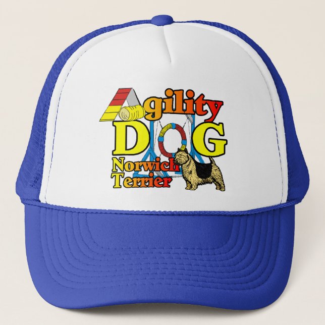 Norwich_Terrier_Agility Truckerkappe (Vorderseite)