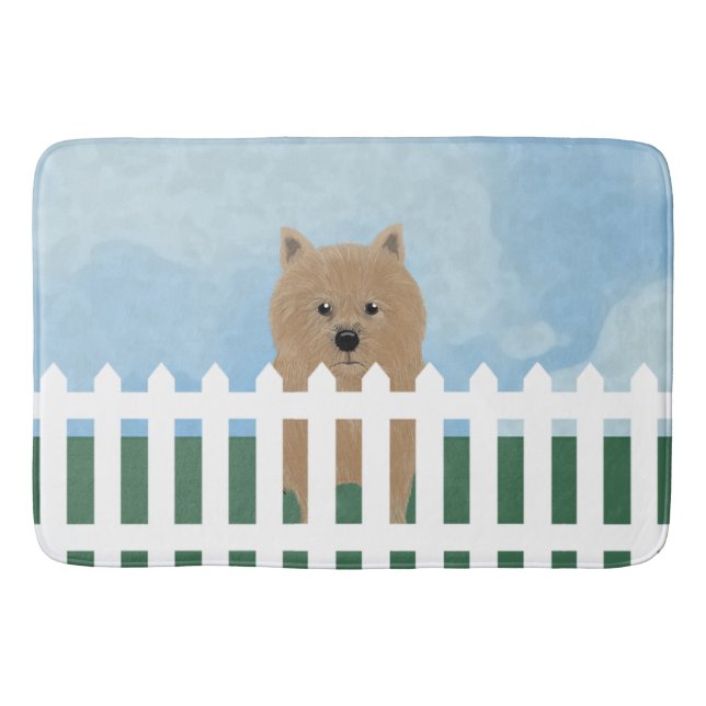 Norwich Terrier Bath Mat Badematte (Vorderseite)