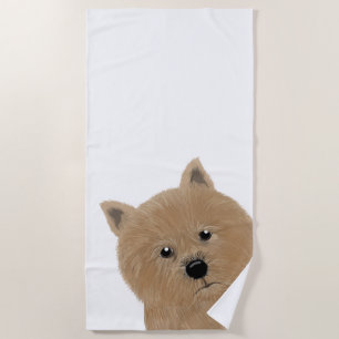 Norwich Terrier Beach Handtuch