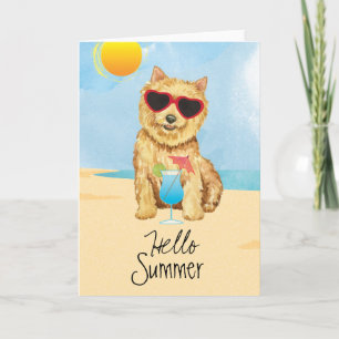 Norwich Terrier Card Karte