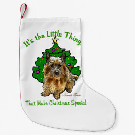Norwich Terrier Christmas Kleiner Weihnachtsstrumpf