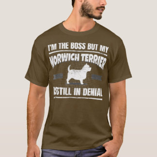 Norwich Terrier Dog Training Funny Dog Lover T-Shirt