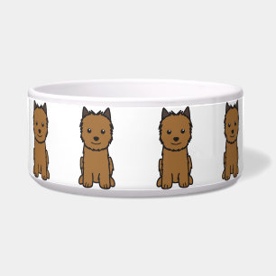 Norwich-Terrier-HundeCartoon Napf