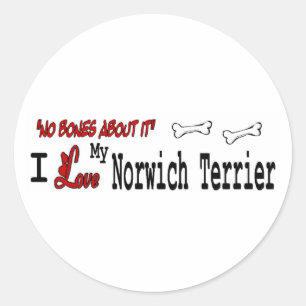 Norwich Terrier (I Liebe) Aufkleber